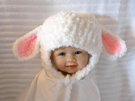 Sheep Hat, Lamb Hat, Lamb Costume, Hat With Ear Flaps, Spring Lambs, Baby Lamb, Floppy Ears, Ear Hats, Costume Hats