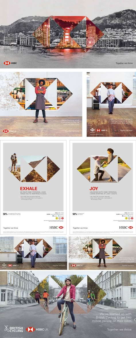 Edm Inspiration, Advertising Inspiration, Banks Advertising, Banks Ads, Business Banking, Inmobiliaria Ideas, Bank Branding, Digital Advertising Design, Ad Layout