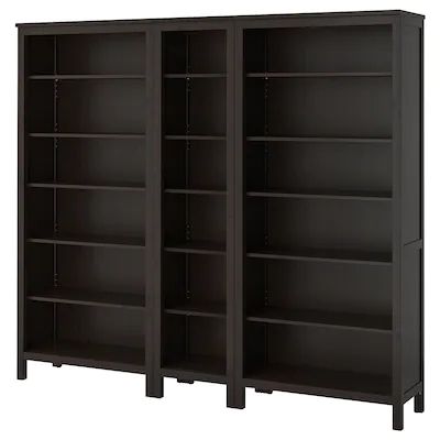 Ikea Hemnes Bookcase, Hemnes Bookcase, Black Bookshelves, Ikea Bookcase, Black Bookcase, Ikea Bookshelves, Sustainable Beauty, Tv Storage, Office Bookcase