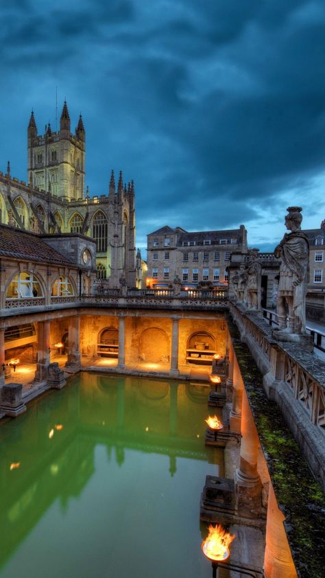 Roman Baths Aesthetic, Roman Baths England, Bath Uk Aesthetic, Bath Europe, Bath England Aesthetic, Bath Uni, England Pictures, Bath London, Roman Bath House