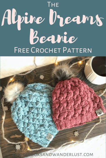 sc) Crochet Hats For Beginners, Waffle Stitch Beanie, Free Crochet Hat Pattern, Crocheted Beanies, Beanie Hat Crochet, Crochet Adult Hat, Beanie Crochet Pattern, Crochet Hat Free, Crochet Knit Hat