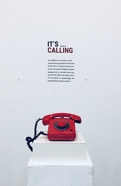 It’s calling... on Behance #Art #Interactive #Design #Exhibition #Arduino #Telephone #Installation Phone Exhibition Design, Installation Design Exhibition, Interactive Installation Exhibitions, Exhibition Design Interactive, Interactive Walls Events, Public Art Installation Interactive, Interactive Exhibition Design Creative, Interactive Exhibition Ideas, Interactive Art Exhibition