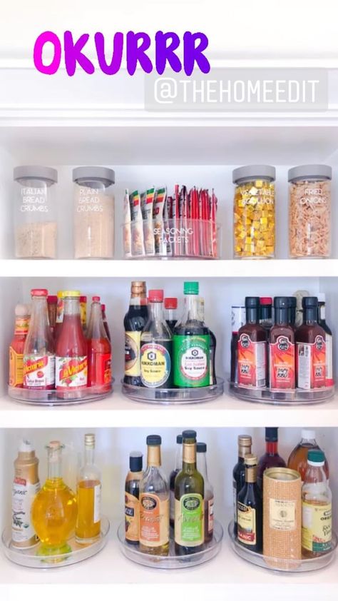 Khloé Kardashian's Organized Pantry Khloe Kardashian Hair Short, Kardashians House, Khloe Kardashian House, Kardashian Home, Organized Pantry, Pantry Organisation, Robert Kardashian, House Organisation, Kitchen Organization Pantry