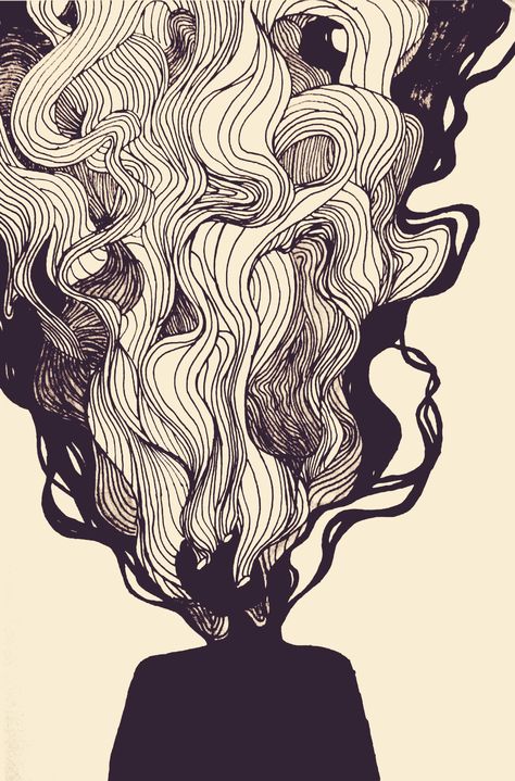 Clouded Mind Art, Electricity Art Drawings, Burning Book Drawing, Burned Out Art, Suffocating Tattoo Ideas, Suffocating Draw, Burn Out Drawing, Fire Pencil Drawing, Fire Ink Drawing