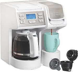 Amazon Coffee, Coffee And Espresso Maker, Espresso Makers, Hamilton Beach, Glass Carafe, K Cups, Single Serve, Coffee Grounds, Coffee Brewing