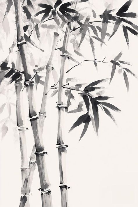 Stylish Modern Monochrome Bamboo Watercolor Art | Minimal Zen Wall Decor | Custom Canvas & Digital Print | Tranquil Home Decor by CustomCanvasCurators 🎨 Just in! Check out our latest gallery piece, 'Modern Monochrome Bamboo', embodying the essence of modern minimalism. 🖼️ Dive into a serene, meditative space with this artwork, capturing the delicate beauty and resilience of bamboo. 🎋 Let the soothing monochrome palette transport you to a world of tranquility and reflection. 🌿 Experience the... Monochrome Watercolor Paintings, Watercolor Objects, Meditative Space, Monochromatic Artwork, Zen Wall Decor, Tranquil Home, Zen Philosophy, Monochrome Painting, Monochromatic Art