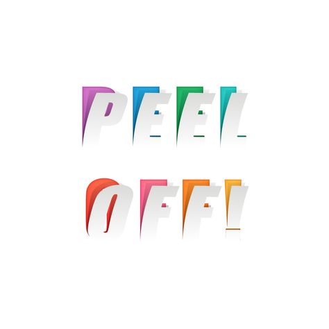 Cool Tutorial for "Peel Off" Text Movie Editing, Illustrator Hacks, App Dashboard, Typography Tutorial, Illustrator Typography, Adobe Tutorials, Adobe Illustrator Graphic Design, Illustrator Drawing, Illustrator Design Tutorial