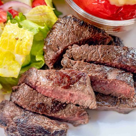 Elk Backstrap, Deer Backstrap Recipes, Venison Backstrap Recipes, Backstrap Recipes, Venison Backstrap, Dressing Salad, How To Cook, Elk, Deer