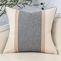 Living Room Gray, Couch Bedroom, Modern Fall, Patchwork Pillow, Garden Pillows, Modern Throw Pillows, 20x20 Pillow Covers, Linen Throw Pillow, Linen Throw