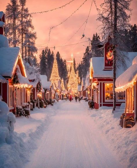 Lapland Finland, Cute Summer Wallpapers, Tiny Village, Winter Wonderland Party, Summer Wallpaper, Winter Solstice, Winter Photography, Christmas Village, Winter Snow