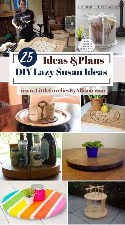 25 DIY Lazy Susan Ideas: How To Make A Lazy Susan Decorate Lazy Susan On Table, Table Lazy Susan Ideas, How To Decorate A Lazy Susan, Wooden Lazy Susan Ideas, Lazy Susans Ideas, Decorate A Lazy Susan, Diy Lazy Susan Ideas, Lazy Susan Decorating Ideas, Lazy Susan Decorating Ideas On Table