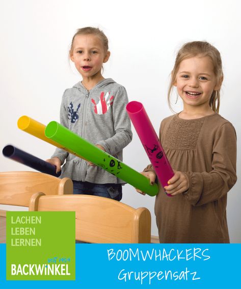 🎼 BOOMWHACKERS® bringen nicht nur Farbe in den Musikunterricht! Damit ist jeder Treffer ein Ton. Schon ausprobiert? #MusikInDerGrundschule #MusikInDerSchule #MusikunterrichtFürKinder Boomwhackers, Theater, Kindergarten, Songs