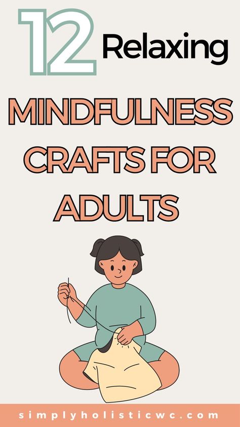 12 Relaxing Crafts for Adults Mental Health Crafts, Stressed Reaction, Relaxing Crafts, Adult Craft Ideas, Easy Crafts For Adults, Craft Ideas Easy, Crafts For Adults, Holistic Wellness, Take A Break