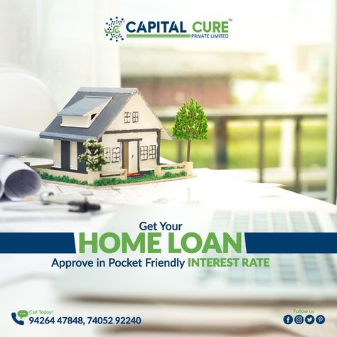 Get Your Home Loan Approved In Pocket Friendly Interest Rate Let's Talk With Us: 94264 47848 | 74052 92240 #HomeLoan #HousingLoan #MortgageLoan #Finance #Loan #LoanAgainstProperty #PMAY #Subsidy #CapitalCurePvtLtd #Rajkot Loan Poster, Loan Approved, Loan Company, Interest Rate, Mortgage Loans, Interest Rates, Home Loans, Customer Care, Let's Talk