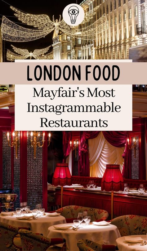 Discover some of the most instagrammable restaurants in London with some of the most beautiful restaurants in Mayfair, from Bacchanalia to Hush Mayfair - perfect if you're looking for places to have a romantic date in London! best restaurants in london | best places to eat in central london | where to eat in london | best restaurants in mayfair | traveling to london for the first time | best places to eat in london | eat in london | where to dine in london | best things to do in london London Restaurants Aesthetic, Affordable Restaurants In London, Best Restaurant In London, London Lunch, London In January, Best Restaurants London, Instagrammable Restaurants, London Places To Eat, Traveling To London