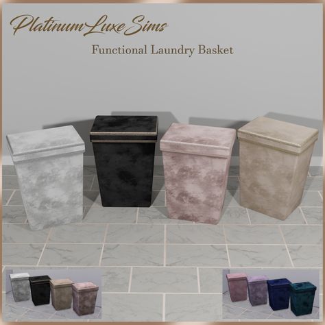 Laundry Basket (Functional) - The Sims 4 Build / Buy - CurseForge Sims 4 Laundry Cc, Mermaids Sims 4, Sims 4 Cas Background, Sims 4 Cheats, Sims 4 Decor, Sims Baby, Sims 4 Tsr, Sims Furniture, Sims 4 Traits