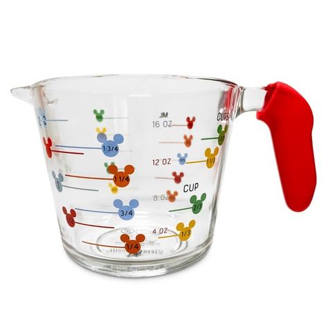 For the Baker: Mickey Mouse Measuring Cup Cozinha Do Mickey Mouse, Mickey Mouse House, Disney Kitchen Decor, Mickey Kitchen, Mickey Mouse Kitchen, Disney Cups, New Mickey Mouse, Disney Rooms, Disney Kitchen