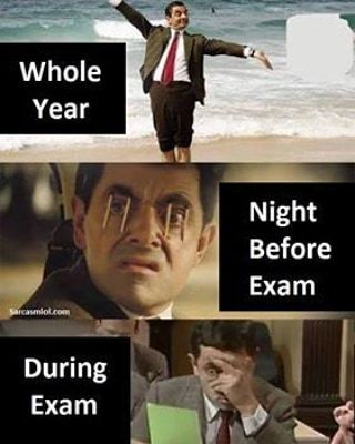 Night Before Exam, Exams Memes, Studying Memes, Exams Funny, Funny Test, Exam Quotes, Exam Quotes Funny, Exam Motivation, School Quotes Funny