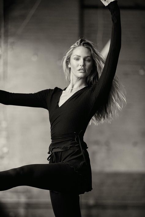 Candice Swanepoel Tropic of C 'Movement' Ballet-Inspired Activewear — Anne of Carversville Tropic Of C, Amy Robach, Marie Claire Magazine, African Models, Josephine Skriver, Twirl Skirt, Sports Bra And Leggings, Dance Shorts, Becoming A Model