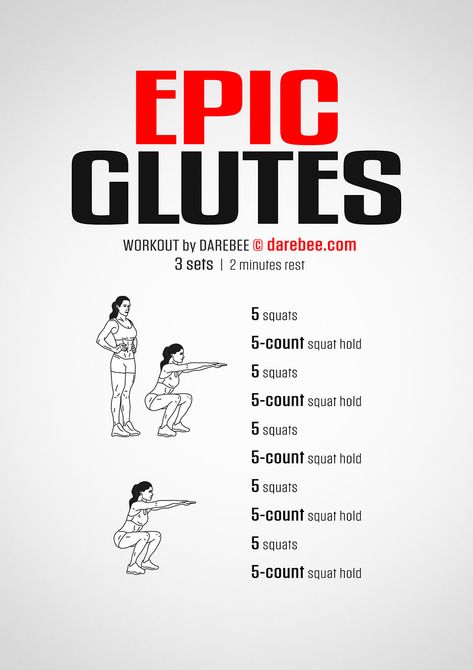 Epic Glutes Workout by #DAREBEE Darbee Workout, Glute Workout Women, Workout Women, Sport Quotes Motivational, Glute Workout, At Home Workout Plan, Gym Workout For Beginners, Fit Board Workouts, Fitness Planner