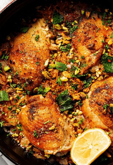 One Pot Middle Eastern Chicken And Rice, Chicken Saffron Rice, Chicken And Saffron Rice Recipes, Saffron Chicken And Rice, Recipes Using Saffron, Recipes With Saffron Threads, Recipes With Saffron, Saffron Rice Recipe, Persian Chicken