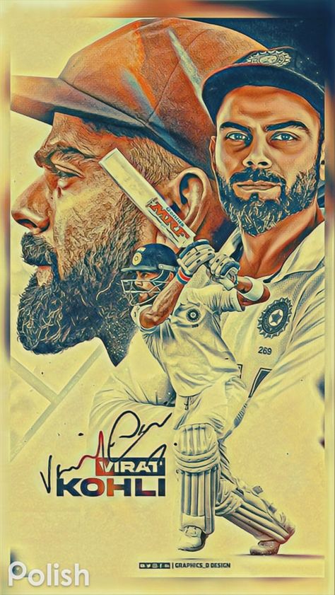 Virat Kohli Painting, Virat Kohli Art, Ias Upsc Wallpapers, Class Illustration, Virat Kohli Hd Wallpaper, Kohli Virat, Icc Cricket World Cup 2023, Virat Kohli Hd, Wall Portraits