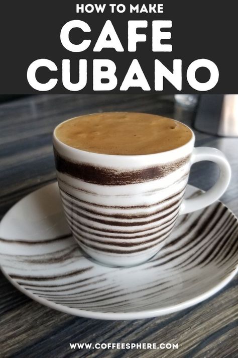 Cuban Coffee Recipe, Cubano Recipe, Cubano Coffee, Easy Coffee Drinks Recipes, Cold Coffee Drinks Recipes, Affogato Coffee, Cuban Coffee, Cold Coffee Recipes, Cuban Cuisine