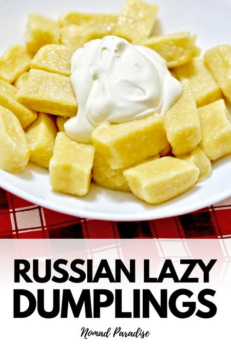 Authentic Russian Recipes, Easy Russian Recipes, Russian Meals, Lazy Dumplings, Russian Dinner, Eastern European Food, Russian Dumplings, Russian Dishes, European Dishes