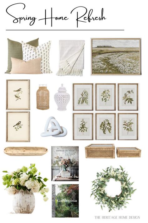 Spring Home Refresh-Home decor finds Spring Modern Decor, Home Refresh Ideas, Spring Home Refresh, Home Refresh, Spring Refresh, Spring Ideas, Styling Inspiration, Spring Home Decor, Natural Elements