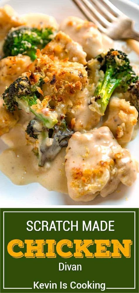 My recipe for chicken divan is a lighter version of this classic casserole featuring chicken and broccoli in a lavishly creamy sauce. Skillet Chicken Lasagna, Pulled Pork Instant Pot, Chicken Divan Casserole, Chicken Divan Recipe, Student Meals, Best Recipes For Dinner, Easy Casseroles, Slow Cooked Pulled Pork, Hotdish Recipes