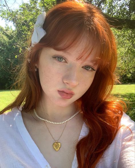 Follow For More, Red Hair, Ginger, Red, Hair, Gold, White