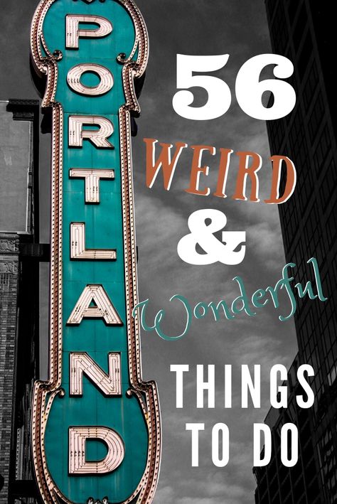 56 Weird & Wonderful Things to do in Portland, Oregon Oregon Sights, Voodoo Donuts, Oregon Adventures, Things To Do In Portland, Oregon Trip, Oregon Vacation, Portland Travel, The Oregon Trail, Downtown Portland