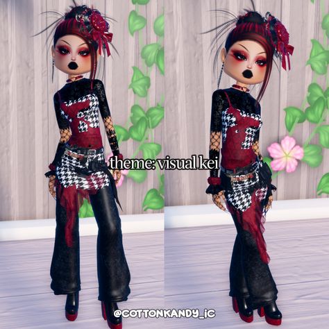 dress to impress theme visual kei outfit inspo no vip Visual Kei Fashion Dress To Impress, Harajuku Dress To Impress No Vip, Dti Outfits Visual Kei, Visual Kei Dress To Impress No Vip, Visual Kei Dress To Impress, Dress To Impress Theme Kawaii No Vip, Visual Kei Outfits, Roblox 3, Dti Ideas