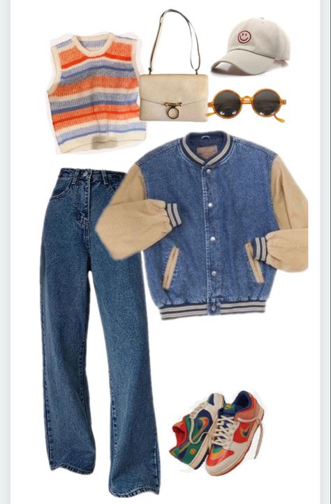 Outfits From The 90s Retro, Retro Outfits Feminine, Aesthetic Clothes For Plus Size, Outfit Ideas 80s Style Retro, 90s Preppy Aesthetic Outfits, 80s Outfits Aesthetic Summer, Cute 80s Outfits Party Retro, 80s Fashion Party Outfits 1980s Retro, Stranger Thing Inspired Outfit