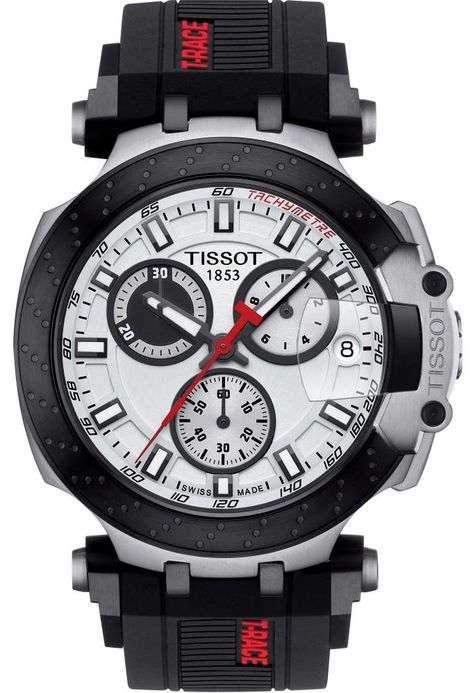 Tissot Watch T-Race Quartz Chrono #add-content #bezel-fixed #blackfriday2018 #bracelet-strap-rubber #brand-tissot #case-depth-12mm #case-material-steel #case-width-43mm #chronograph-yes #cws-upload #date-yes #delivery-timescale-call-us #dial-colour-silver #discount-code-allow #gender-mens #luxury #movement-quartz-battery #new-product-yes #official-stockist-for-tissot-watches #packaging-tissot-watch-packaging #sale-item-no #style-sports #subcat-t-race #supplier-model-no-t1154172701100 Tissot T Race, Tissot Mens Watch, Casio Protrek, Watch Digital, Army Watches, Tissot Watches, Casual Watches, Racing Bikes, Sport Watches