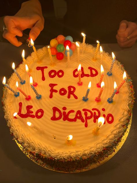 Leonardo Dicaprio, Birthday Candles, Birthday Cake, Candles, Cake, Birthday