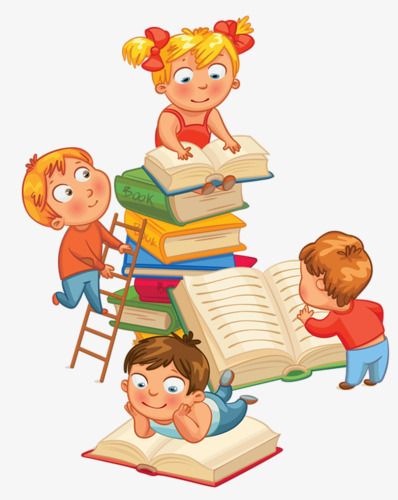 Children Reading Books, Children Reading, Kids Reading Books, School Frame, Kids Background, Education Kindergarten, Kids Clipart, Language Development, School Decorations