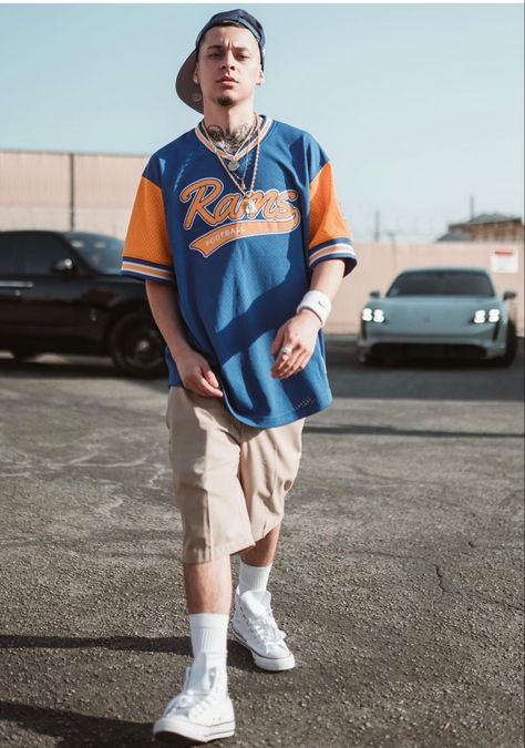 Mens Outfits 90s, 90s Hiphop Outfit, Casual Outfits Mens, 2000s Outfit Ideas, Outfit Ideas Party, Gangster Outfit, Hypebeast Outfit, Looks Hip Hop, Cholo Style