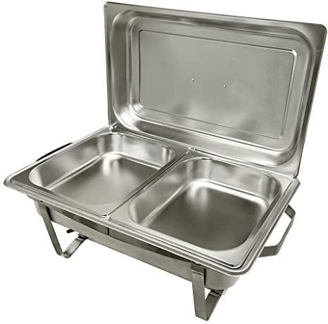 Hotel Breakfast, Chafing Dish, Chafing Dishes, Deep Water, Dish Sets, 6 Pack, Classic Design, Tray, Stainless Steel