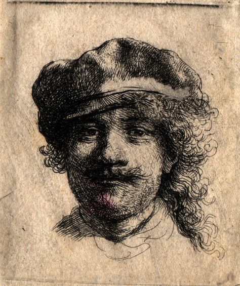 Rembrandt – Self Portrait Wearing a Soft Cap: Full Face, Head only, ca. 1634 Rembrandt Etchings, Rembrandt Drawings, Rembrandt Self Portrait, Rembrandt Portrait, Rembrandt Paintings, Isabella Stewart Gardner Museum, Isabella Stewart Gardner, Gardner Museum, Art Baroque