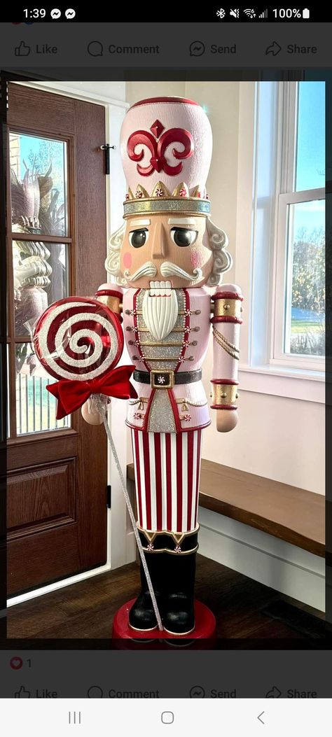 Nutcracker Candyland, Lifesize Nutcracker, Candyland Nutcracker, Nutcracker Clipart, Nutcracker Ideas, Nutcracker Decor, Nutcracker Christmas Decorations, Wooden Nutcracker, Frosty The Snowmen