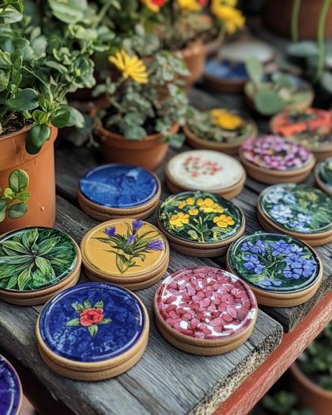 Lady came across old mason jar lids. Instead of ignoring them, she came up with these 10 innovative ideas Crafts Using Mason Jar Lids, Mason Jar Lid Crafts Diy, Mason Jar Lid Storage Ideas, Jar Lid Painting, Canning Jar Lid Crafts, Pickle Jars Repurposed, Cookie Tins Repurposed, Mason Jar Lids Diy, Upcycle Jars