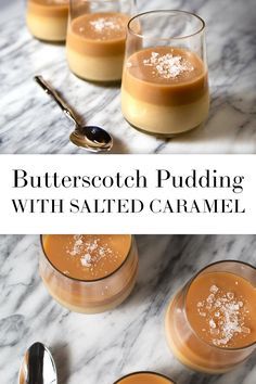 Salted Caramel Recipe, Homemade Butterscotch, Butterscotch Recipes, Caramel Ingredients, Cream Room, Butterscotch Pudding, Creamy Desserts, Yummy Sweets, Pudding Recipes