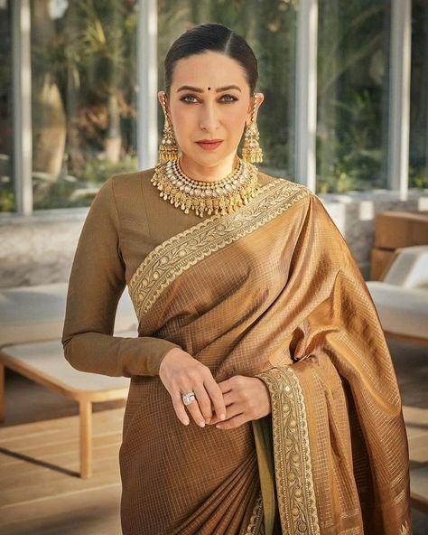 Karisma Kapoor (@therealkarismakapoor) • Instagram photos and videos Sabyasachi Saree, Ambani Wedding, Goddess Look, Indian Designers, Designer Store, Karisma Kapoor, Celebrity Style, Saree, London