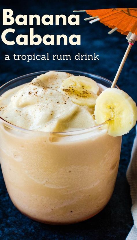 Caribbean Drinks, Rum Drinks Recipes, Blender Drinks, Coco Lopez, Cocktail Drinks Alcoholic, Mixed Drinks Alcohol, Yummy Alcoholic Drinks, Liquor Drinks, Rum Drinks