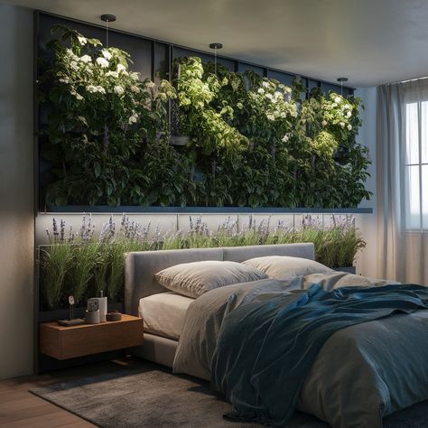 Drift into serenity surrounded by lush greenery 🌿💤 #smartbedroom #indoorplants Smart Bedroom, Lush Greenery, Indoor Plants, Lush, Quick Saves