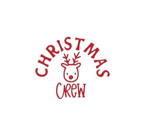 Christmas Crew Iron On Decal, Christmas Tshirt Transfer, DIY Crafts, HTV Graphic Vinyl Patch, Matching Family Shirt Decal, Pick Size and Color, Iron-On Almost Anything (Red) Christmas Family Tshirt Ideas, Matching Family Shirt, Christmas Tshirt, Family Shirts Matching, Htv Vinyl, Iron On Vinyl, Family Shirt, Amazon Handmade, Matching Shirts