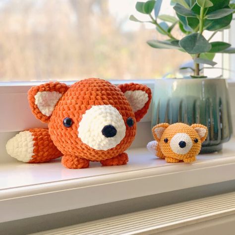 Crochet Fox Pattern Free, Diy Fluffies, Toy Sewing Patterns, Fox Crochet Pattern, Amigurumi Fox Pattern, Fox Amigurumi, Fox Crochet, Christmas Crochet Patterns Free, Crocheted Fox Pattern