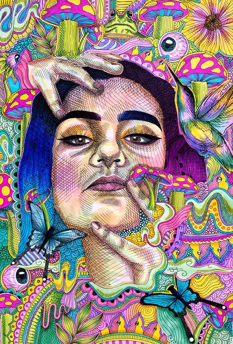 by isabella.drawsss Isabella Drawsss, Interesting Ideas, Art Idea, Illustration Artwork, Art References, Funky Art, Pen Drawing, Art Stuff, Insomnia