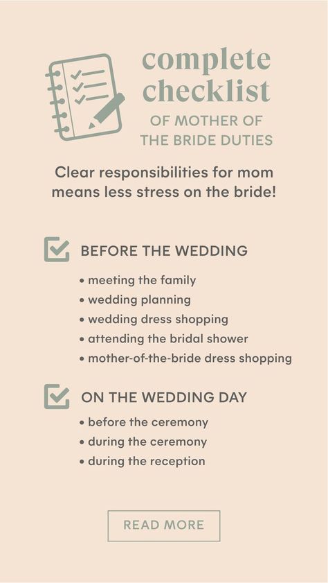 Mother Of The Bride Wedding Checklist, Mother Of The Bride Etiquette, Mother Of Bride Duties, Mother Of The Bride Duties Tips, Mother Of The Bride Checklist, Mother Of The Bride To Do List, Mother Of The Bride Duties, Bride Checklist, Cassie Wedding